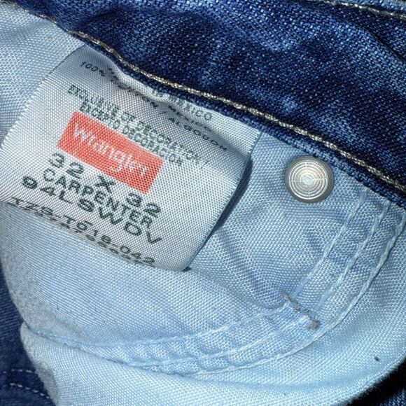 Wrangler Blue Relaxed Fit Jeans Classic Denim - Picture 4 of 5